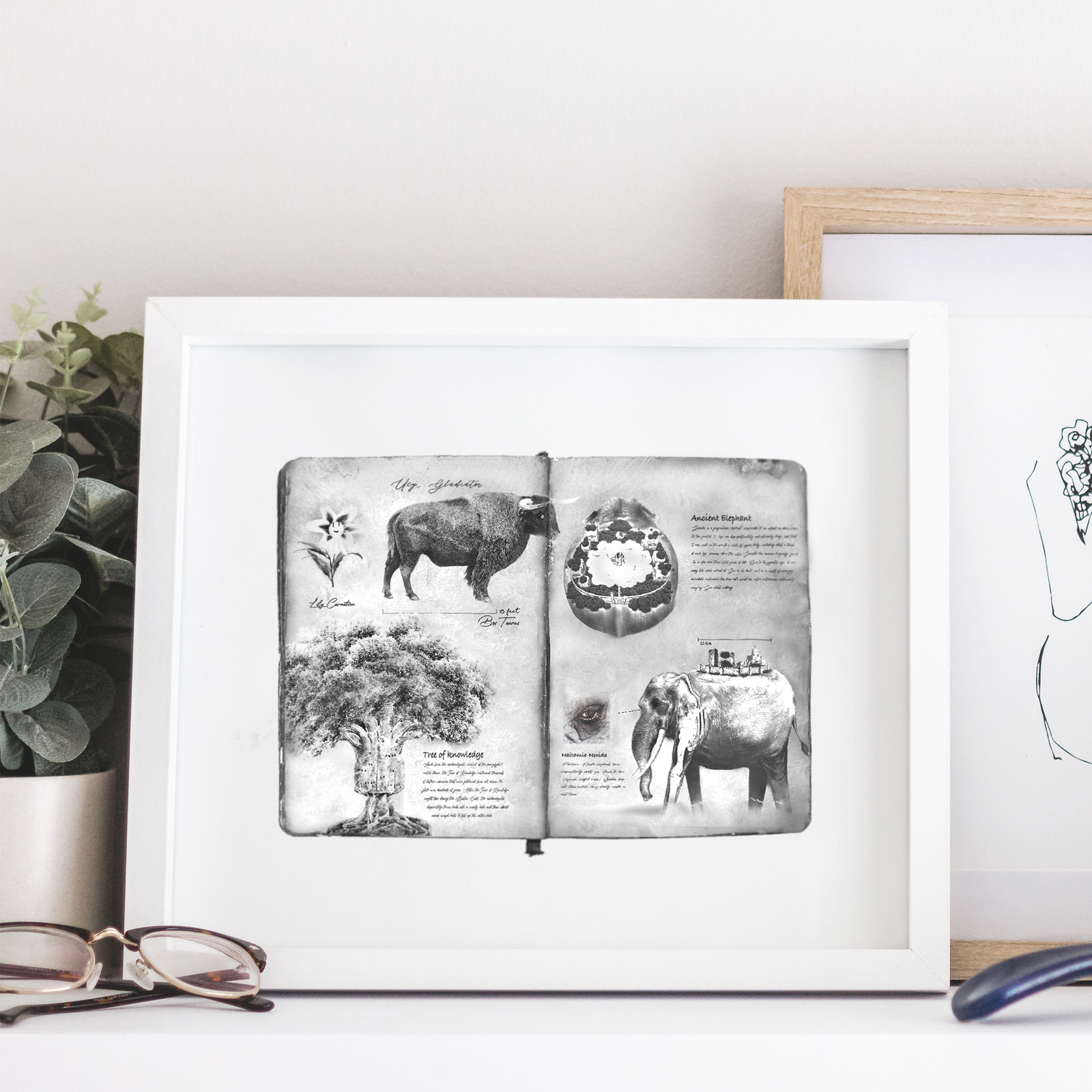 One Piece Anime - Nature Sketchbook Poster